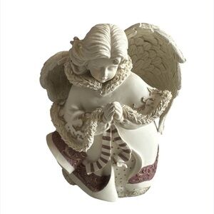 Sarah's Angels Tina w‎ Bunny Rabbit # 30800 Windup Music Box My Heart Will Go On